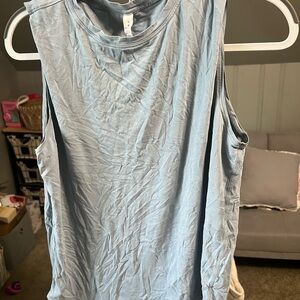lululemon blue all yours tank top